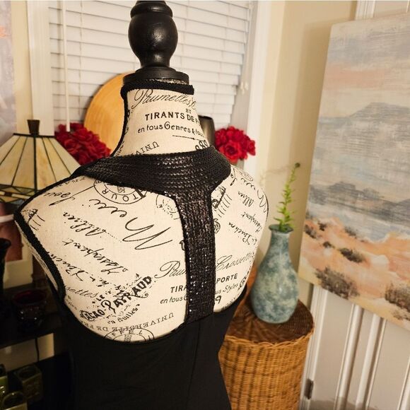 Y2k A. Byer Draped Sequins Detail Mini Dress. - Picture 5 of 16